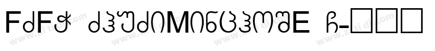 FZFW ZhuZiMinchoSE G字体转换